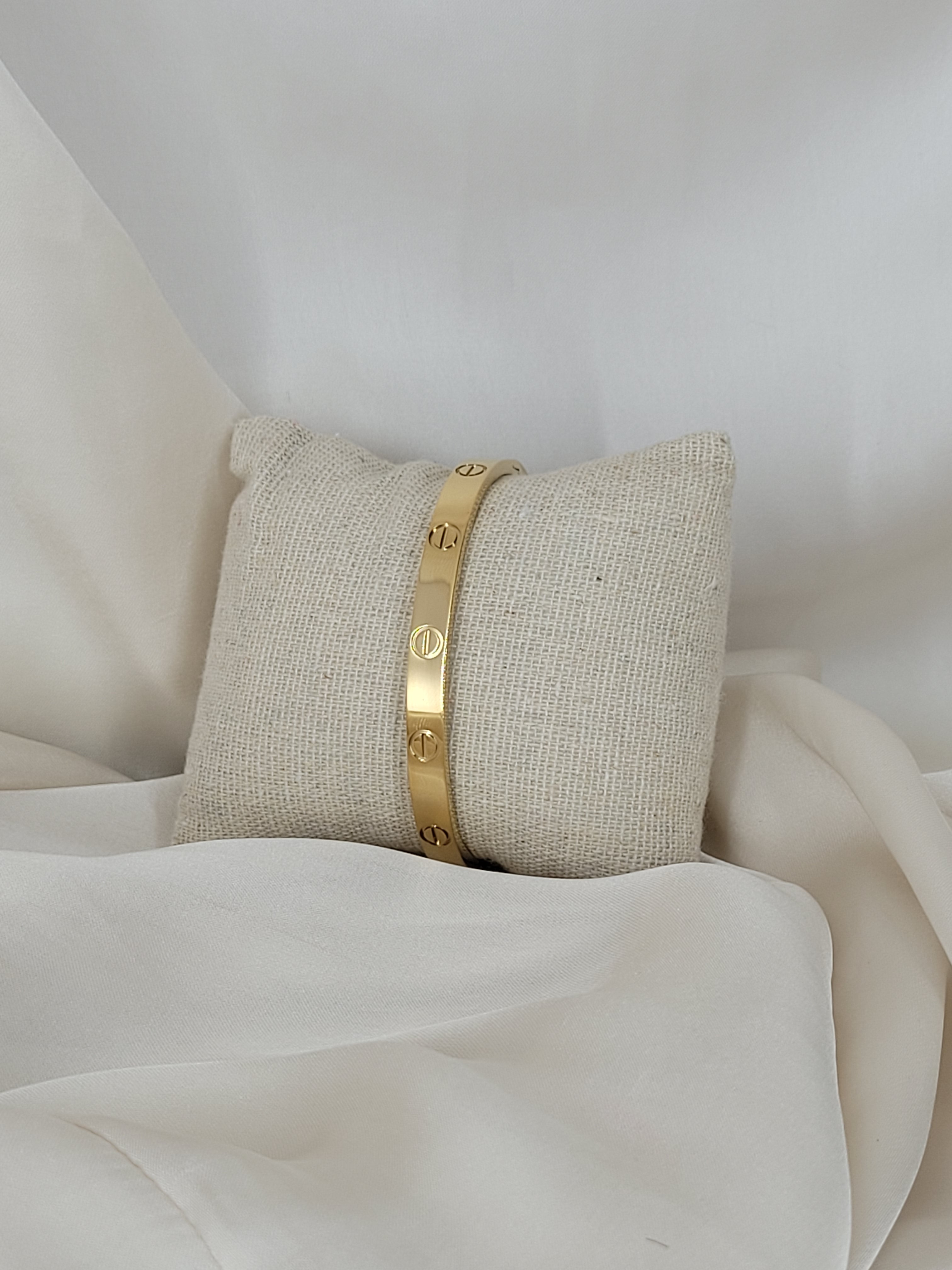 Bracelet vis Cartier (D 6cm)