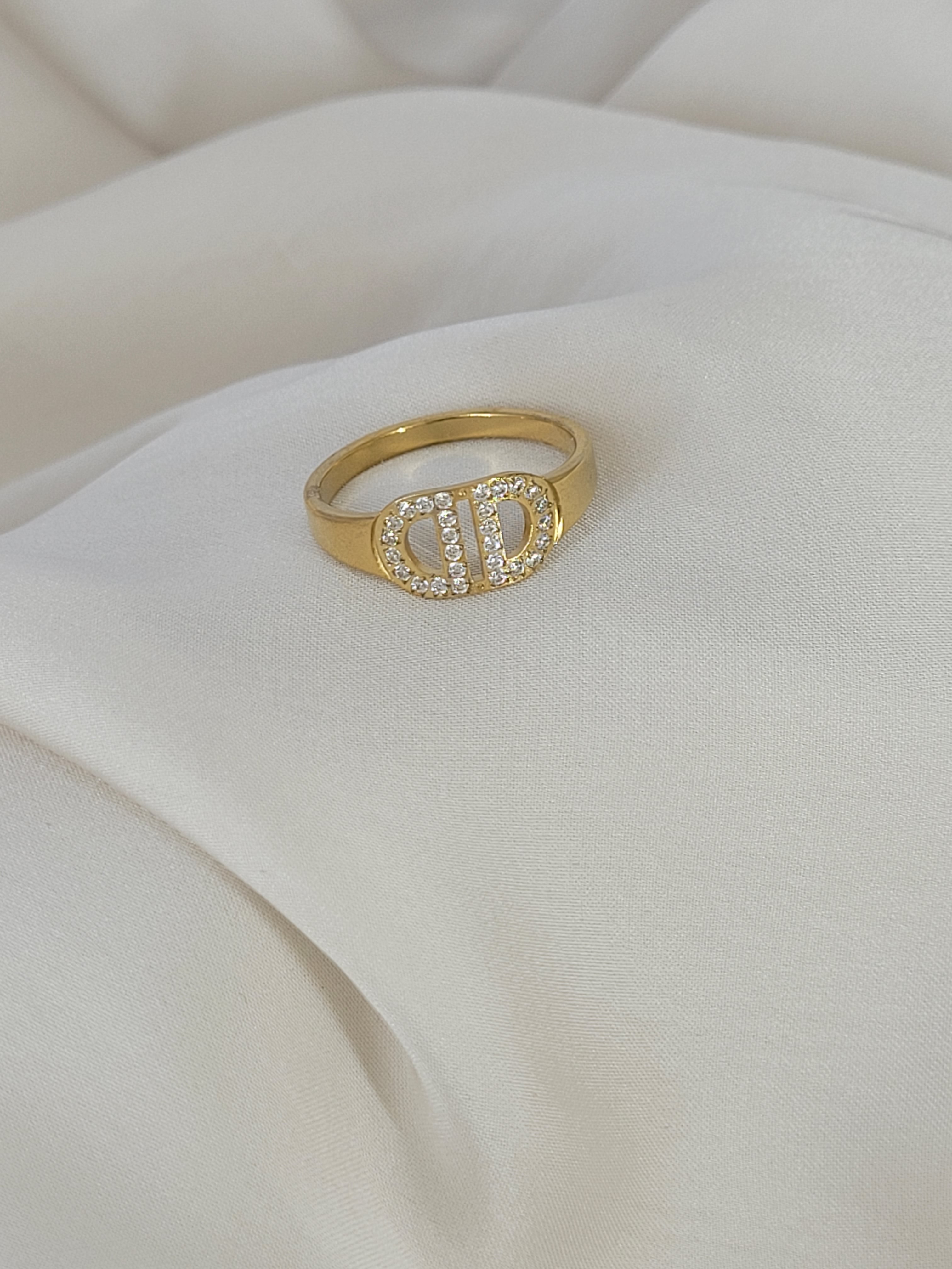 Bague CID avec strass