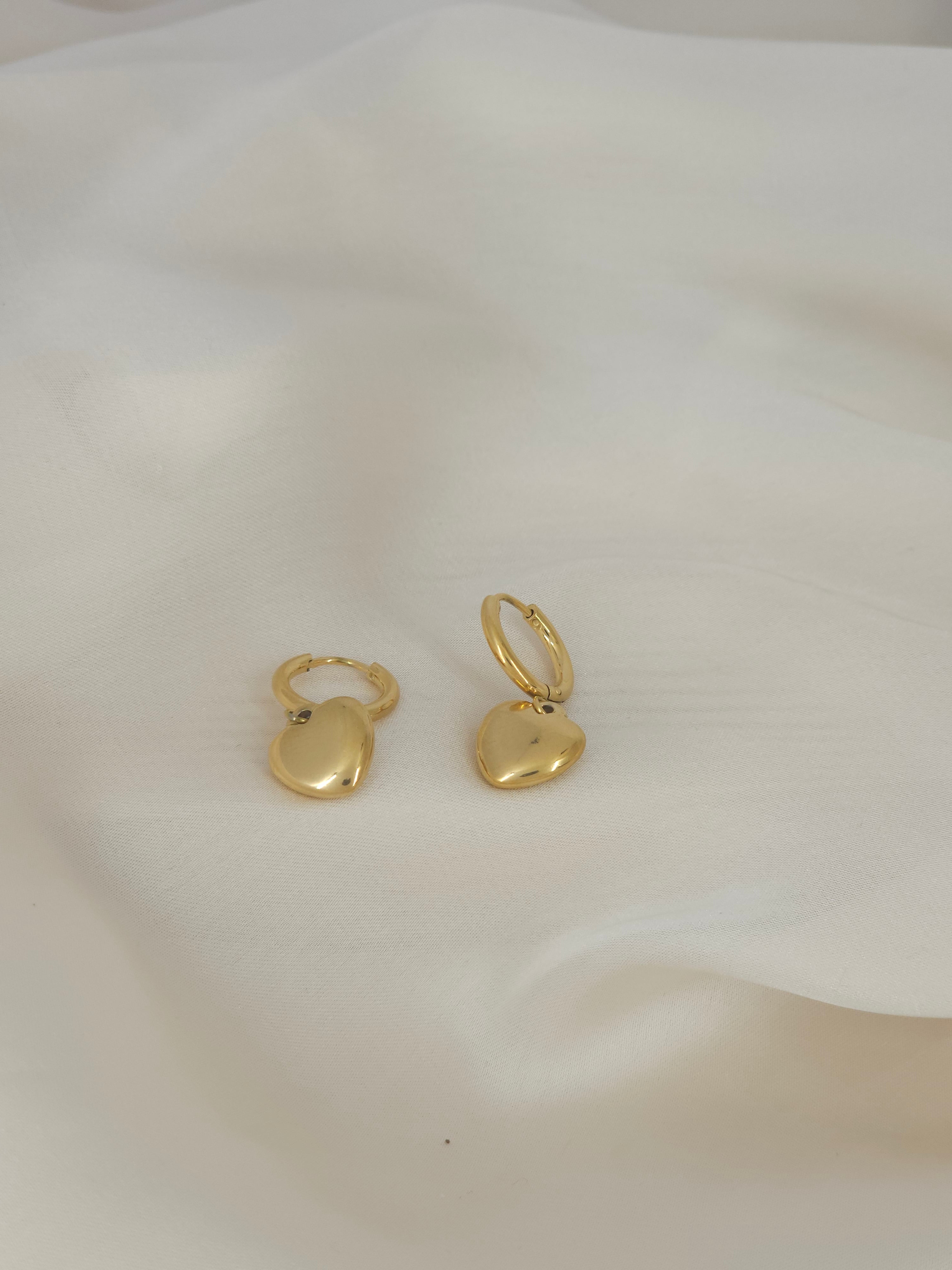 Boucles d'oreilles cœur