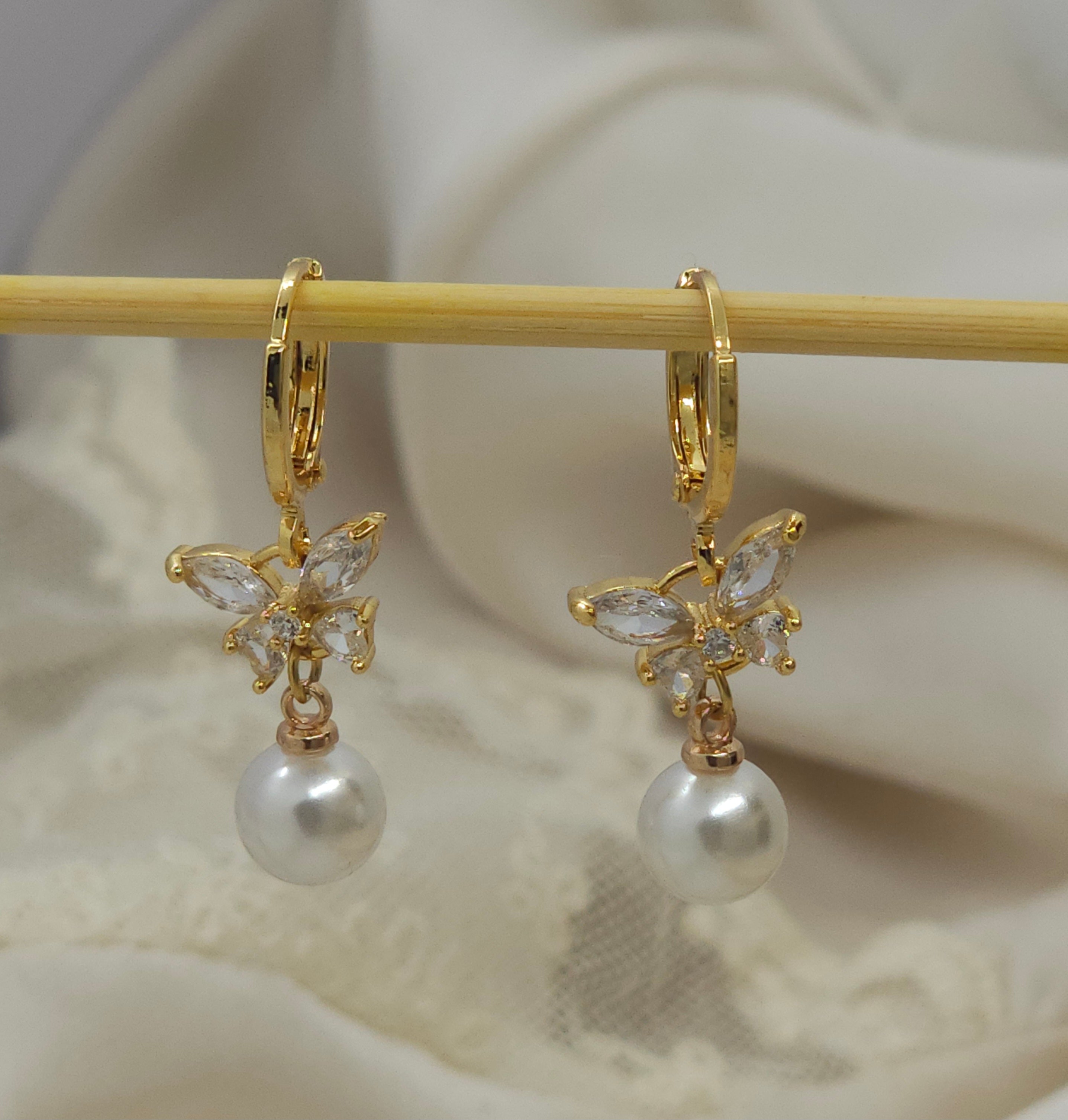 Boucles d'oreilles papillon