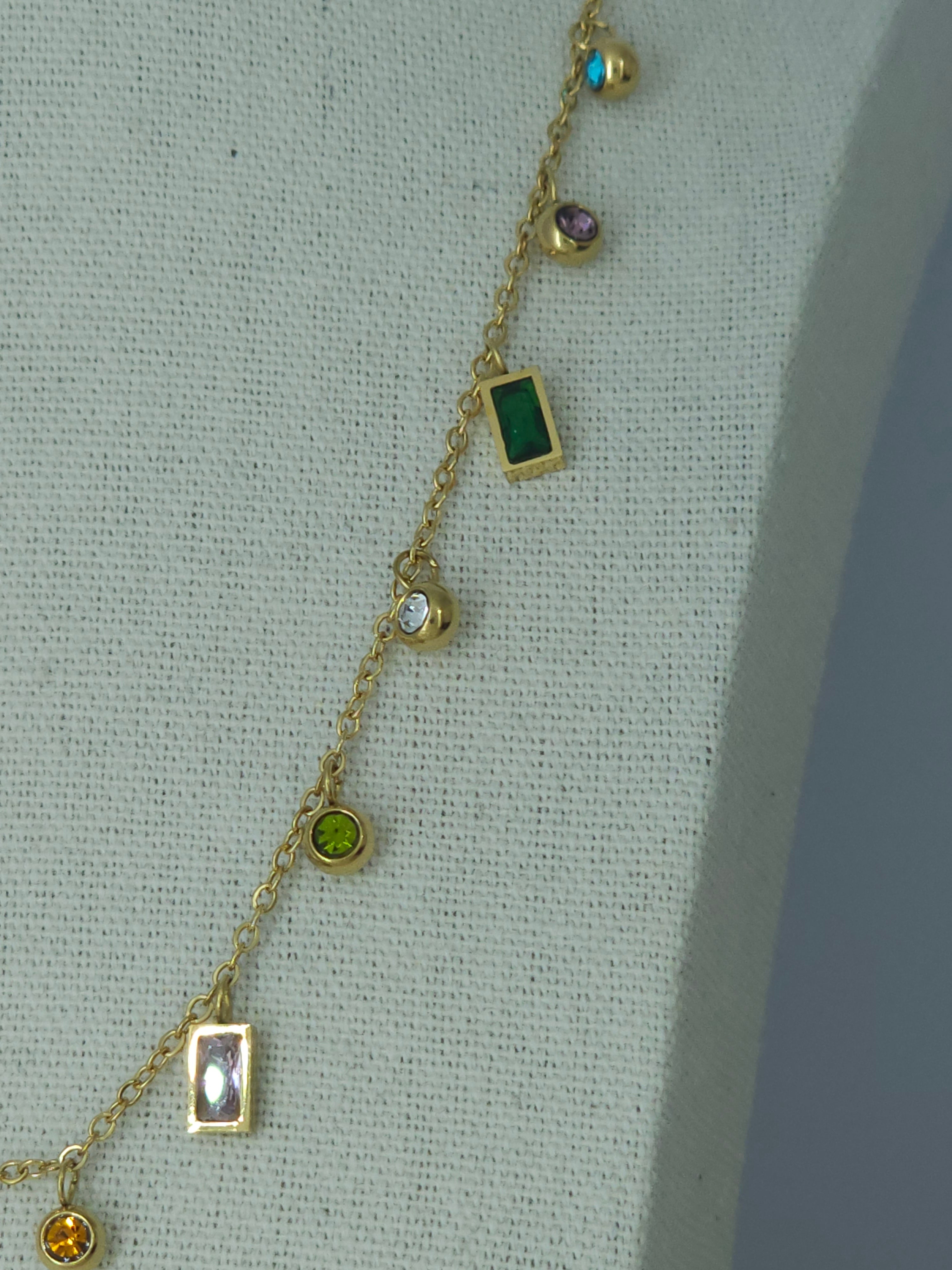 Collier chic multicolore