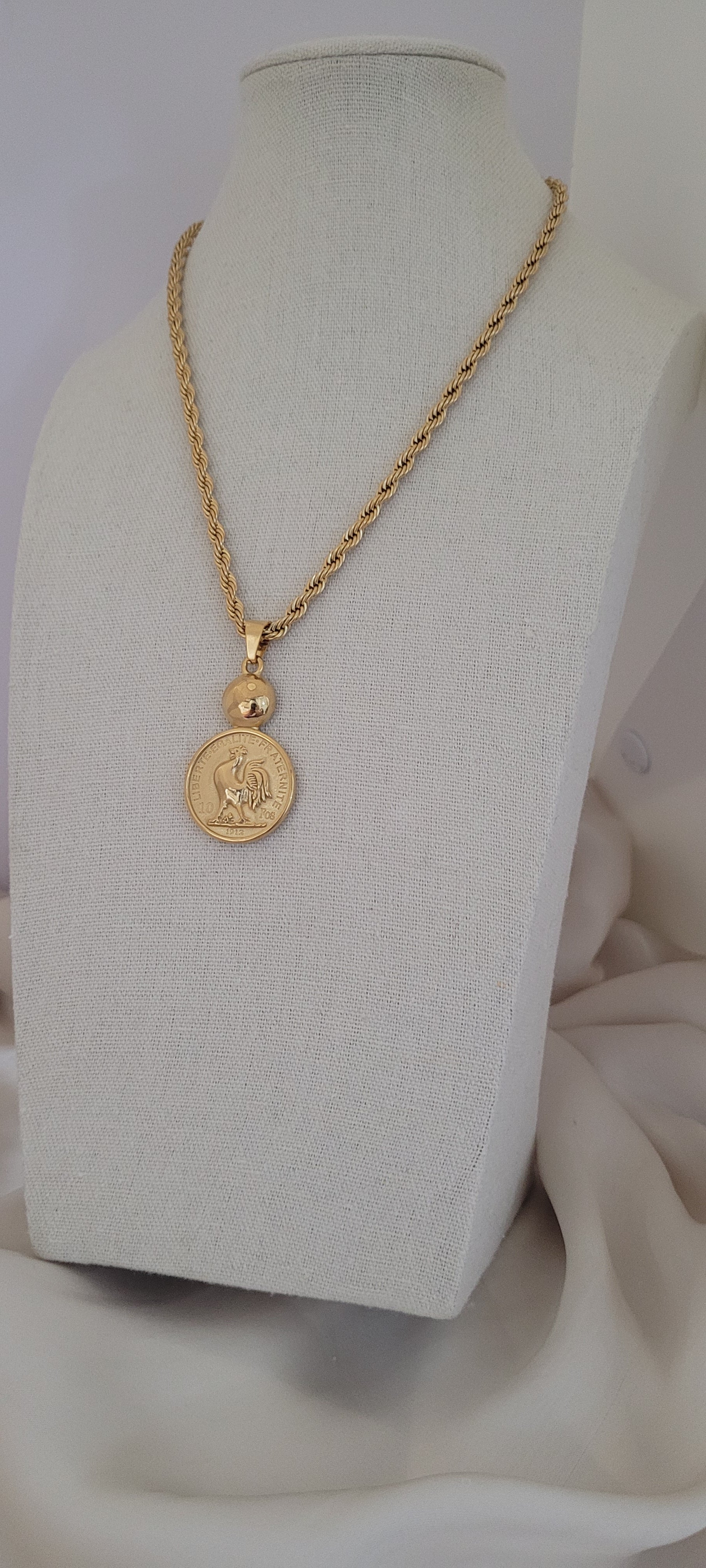 Collier COQ BELDI