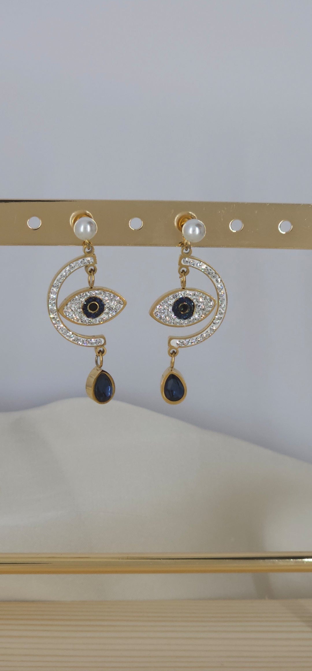 Boucles d'oreilles œil