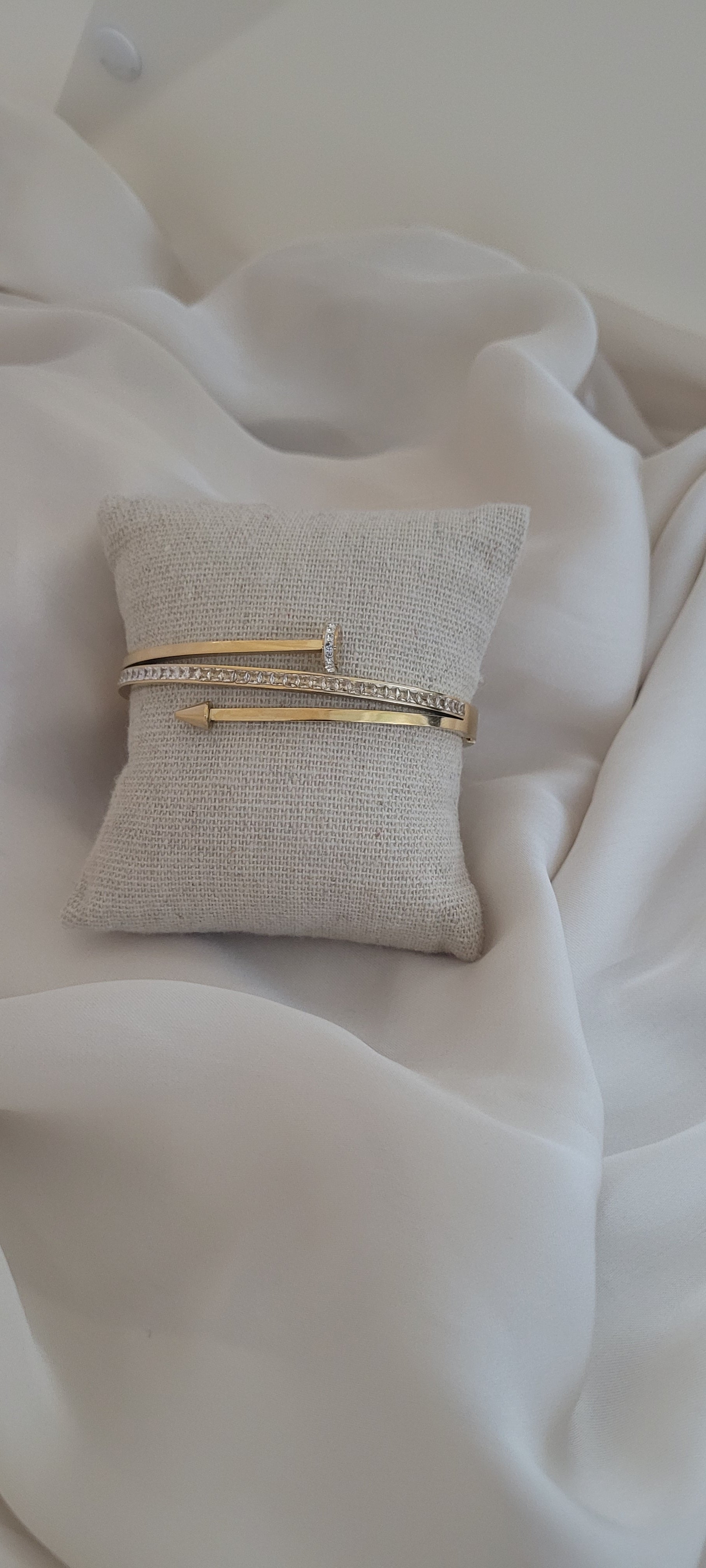 Bracelet Clou strass Luxe