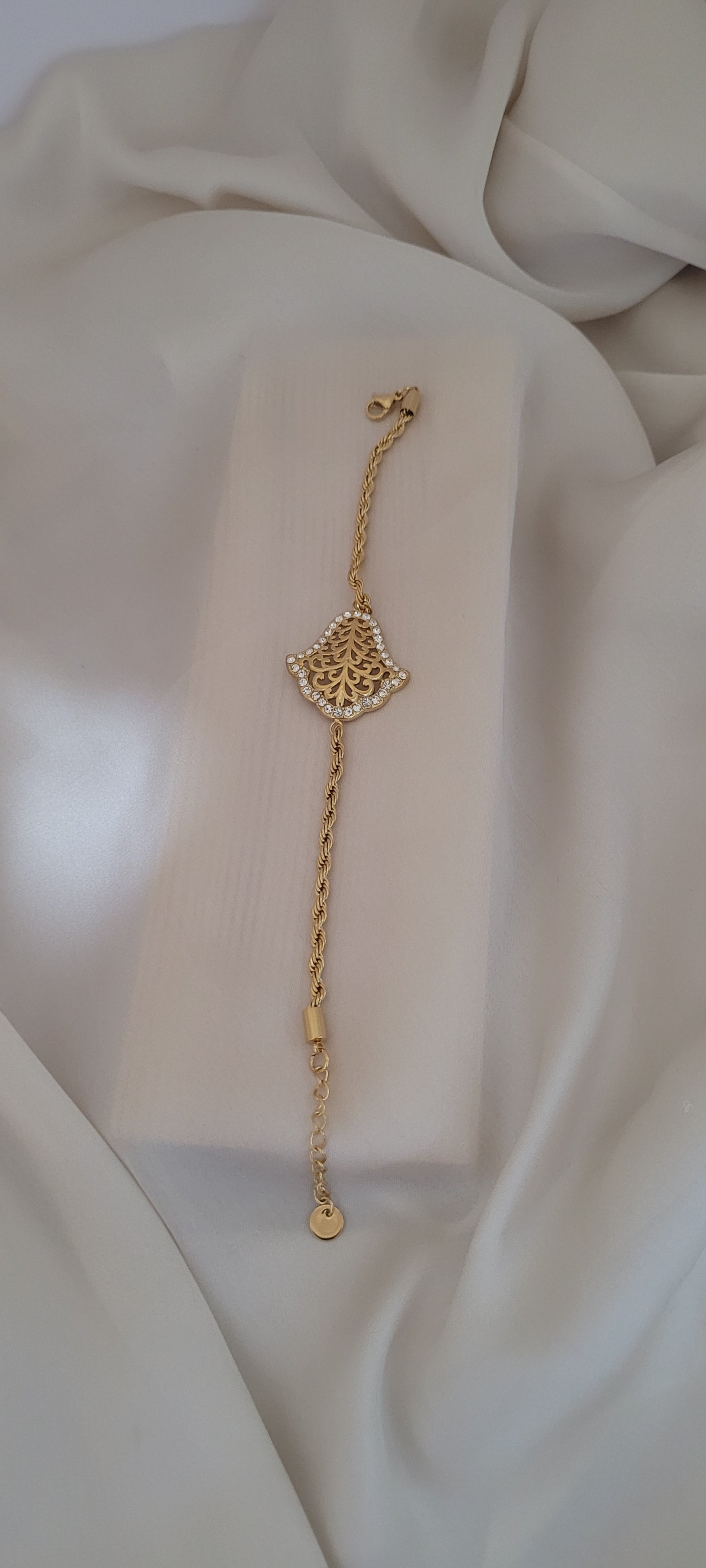 Gourmette Baldi strass