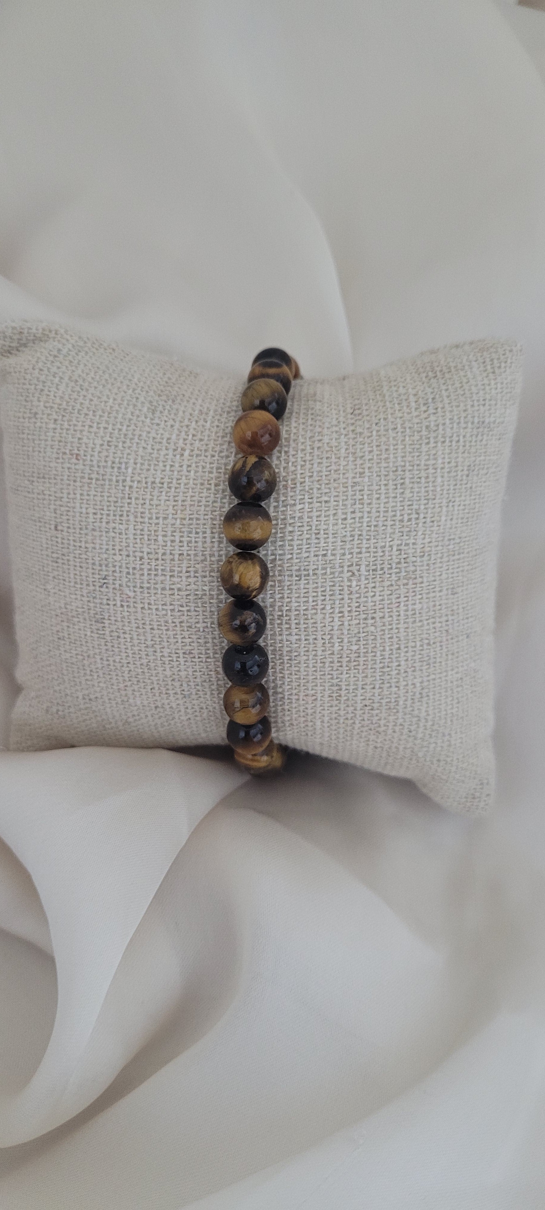 Bracelet perles marron