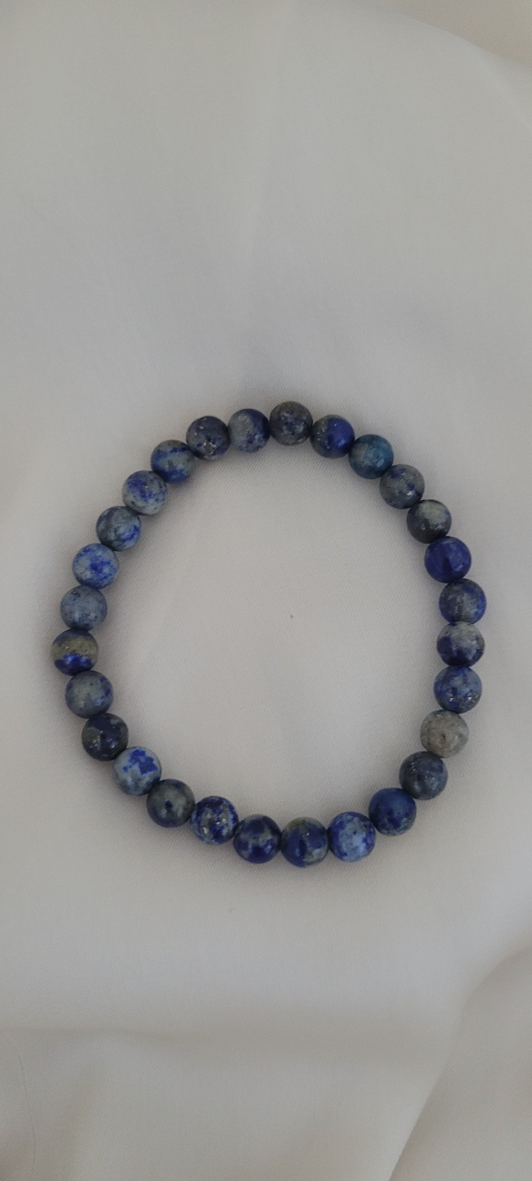 Bracelet perles bleu
