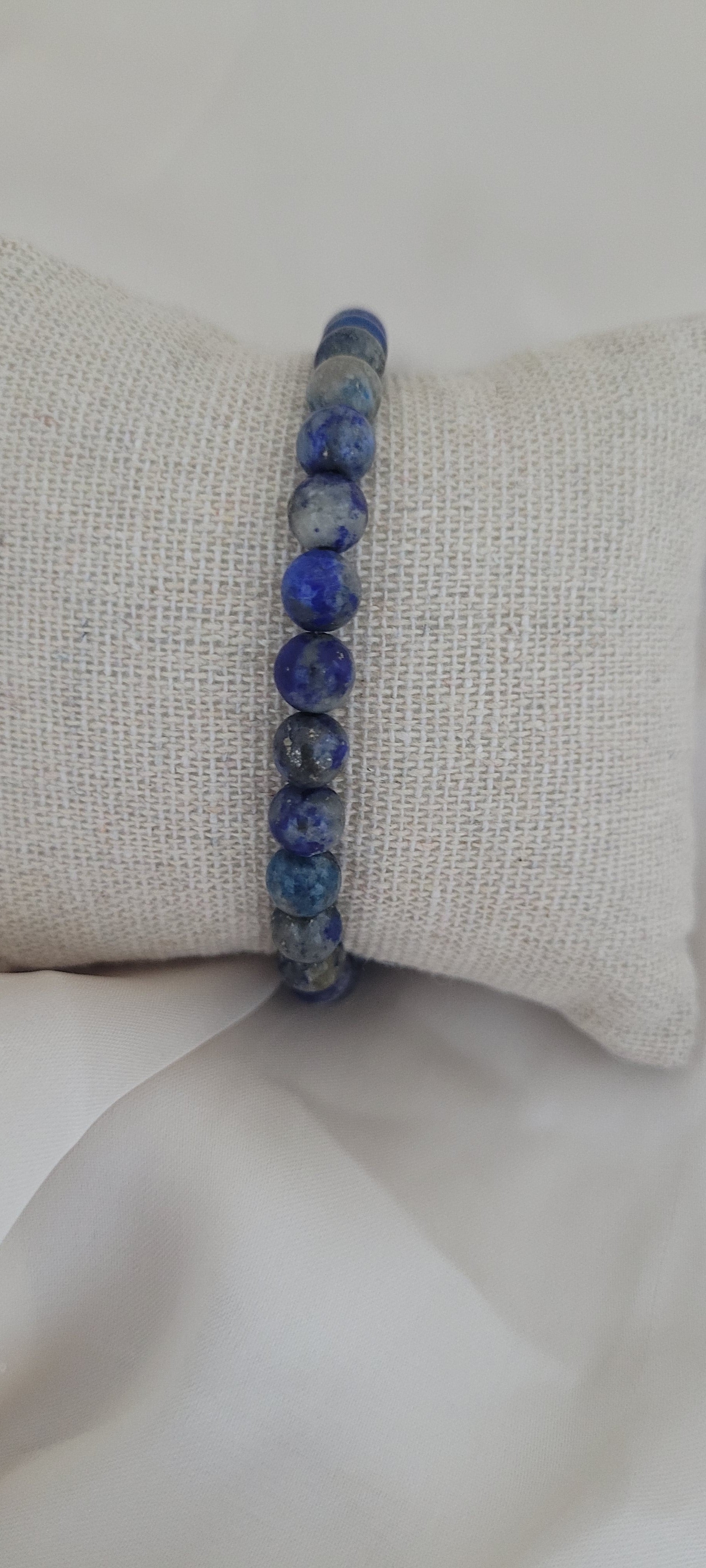 Bracelet perles bleu