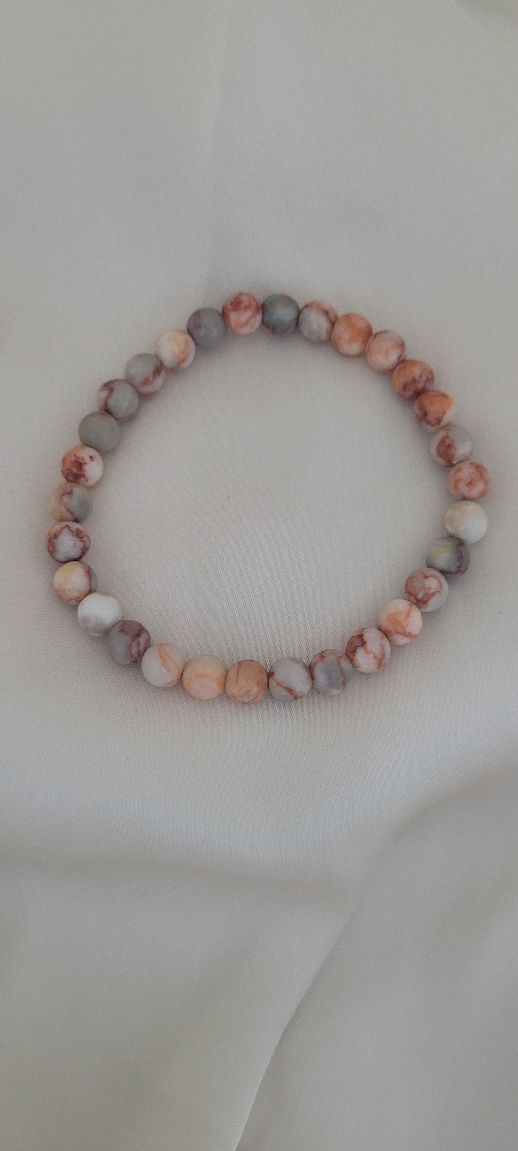 Bracelet perles rose